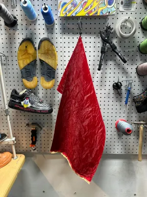 Leather - Illusion Crinkle Red PU