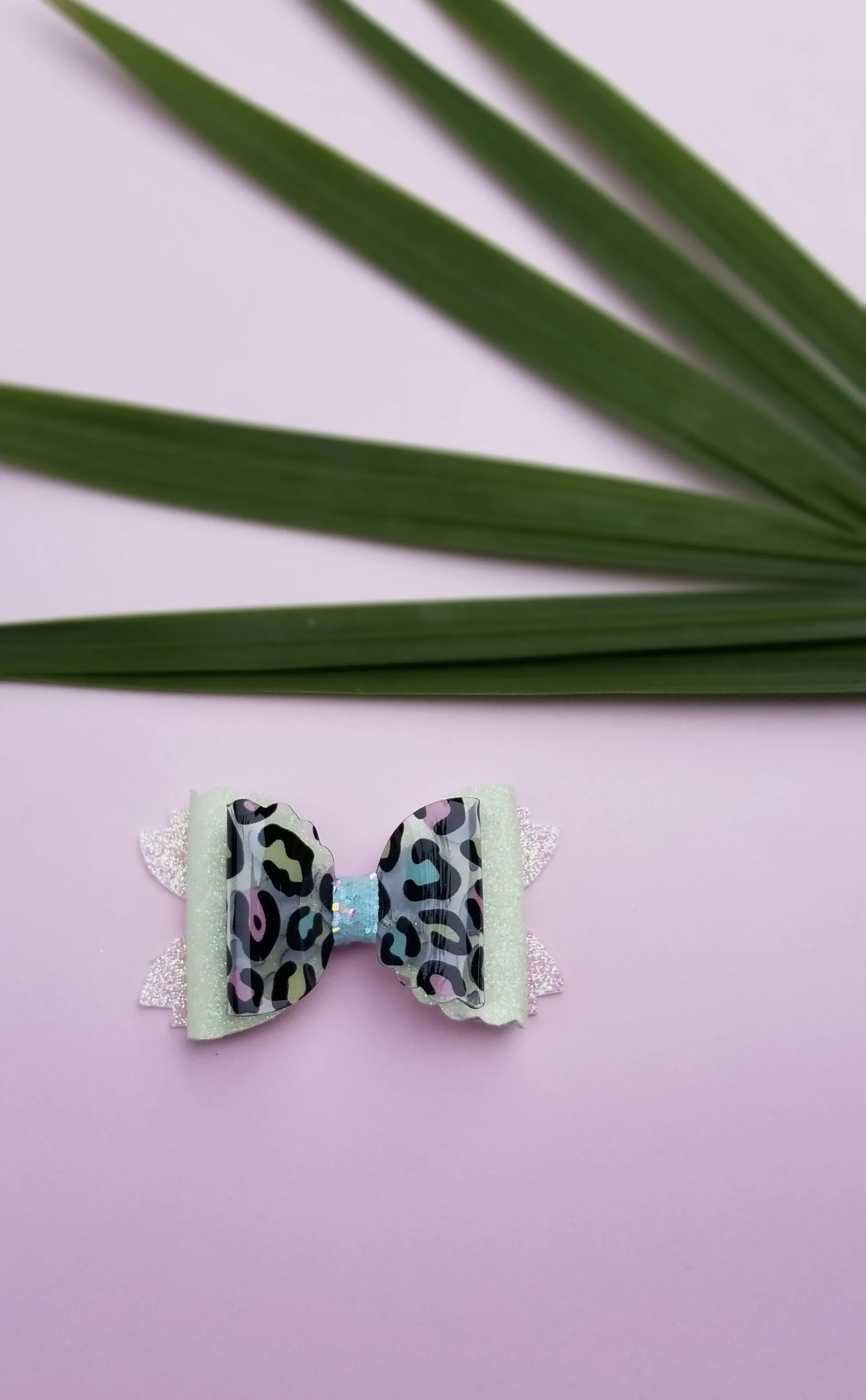 Leopard Print Bow