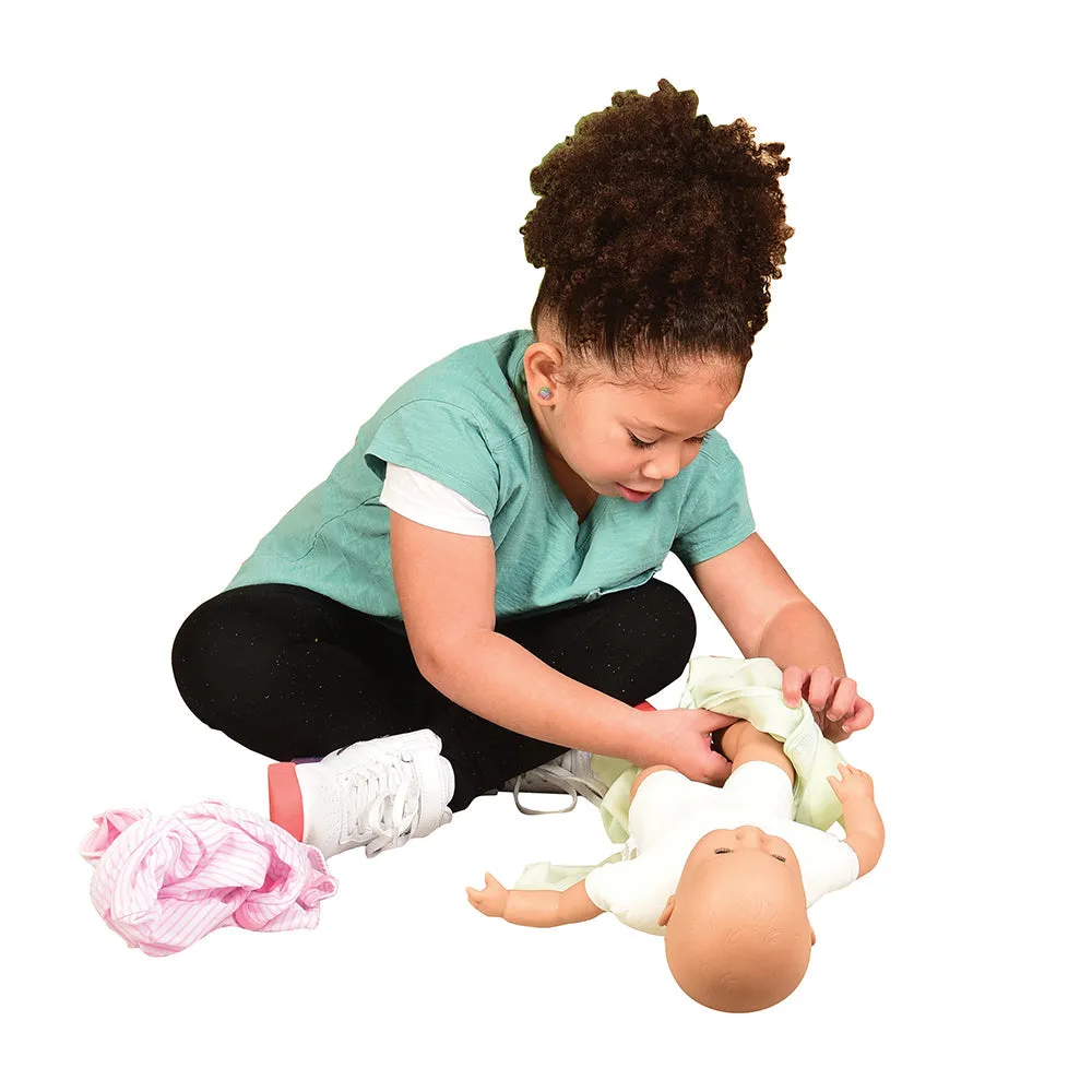 Light Skin 16" Baby Doll with Outfits & Accessories