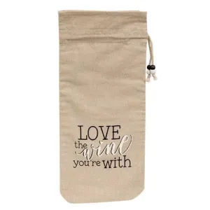 Love the Wine You're With Wine Bag