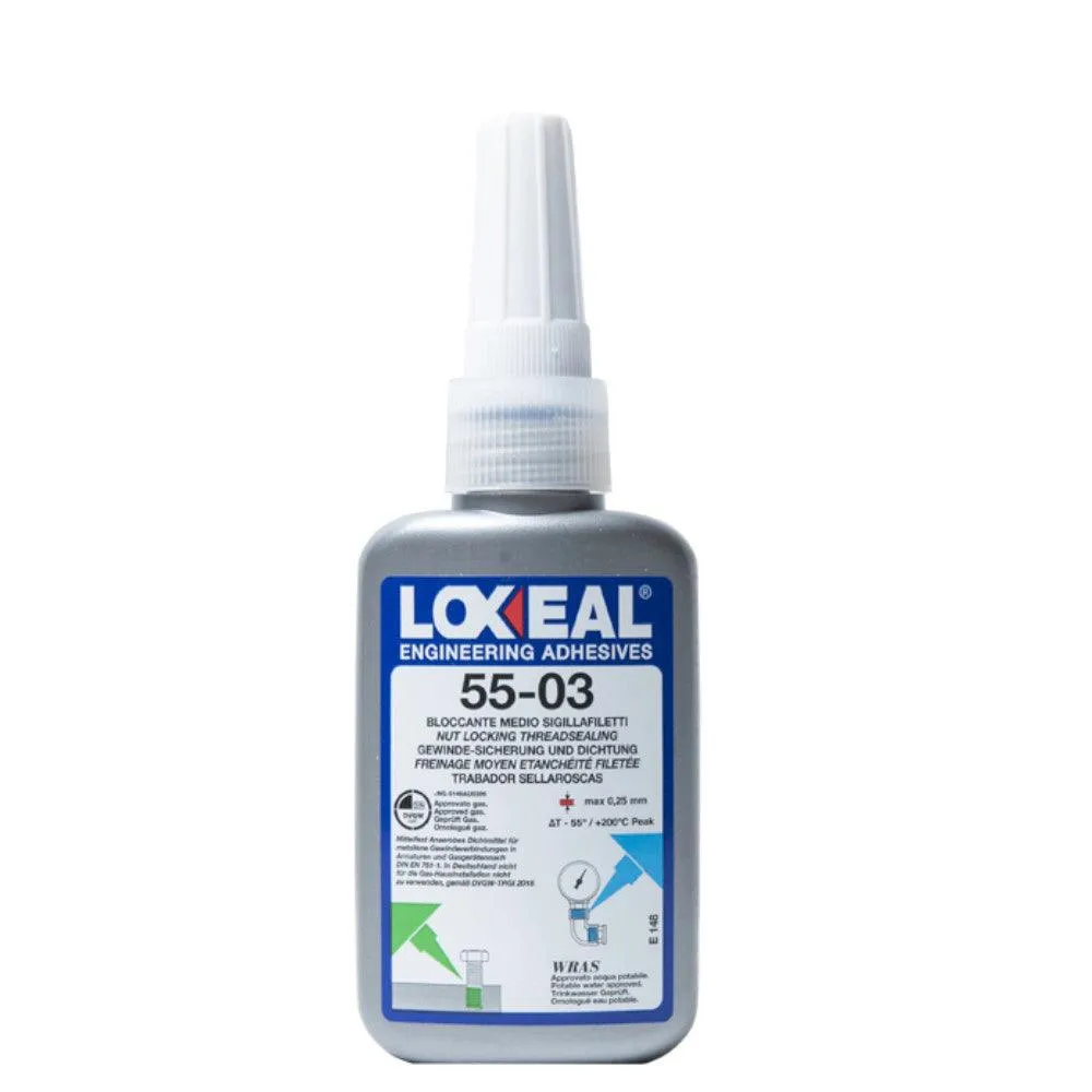 LOXEAL Threadlock | 55-03 | Medium Strength | Blue | Various Sizes