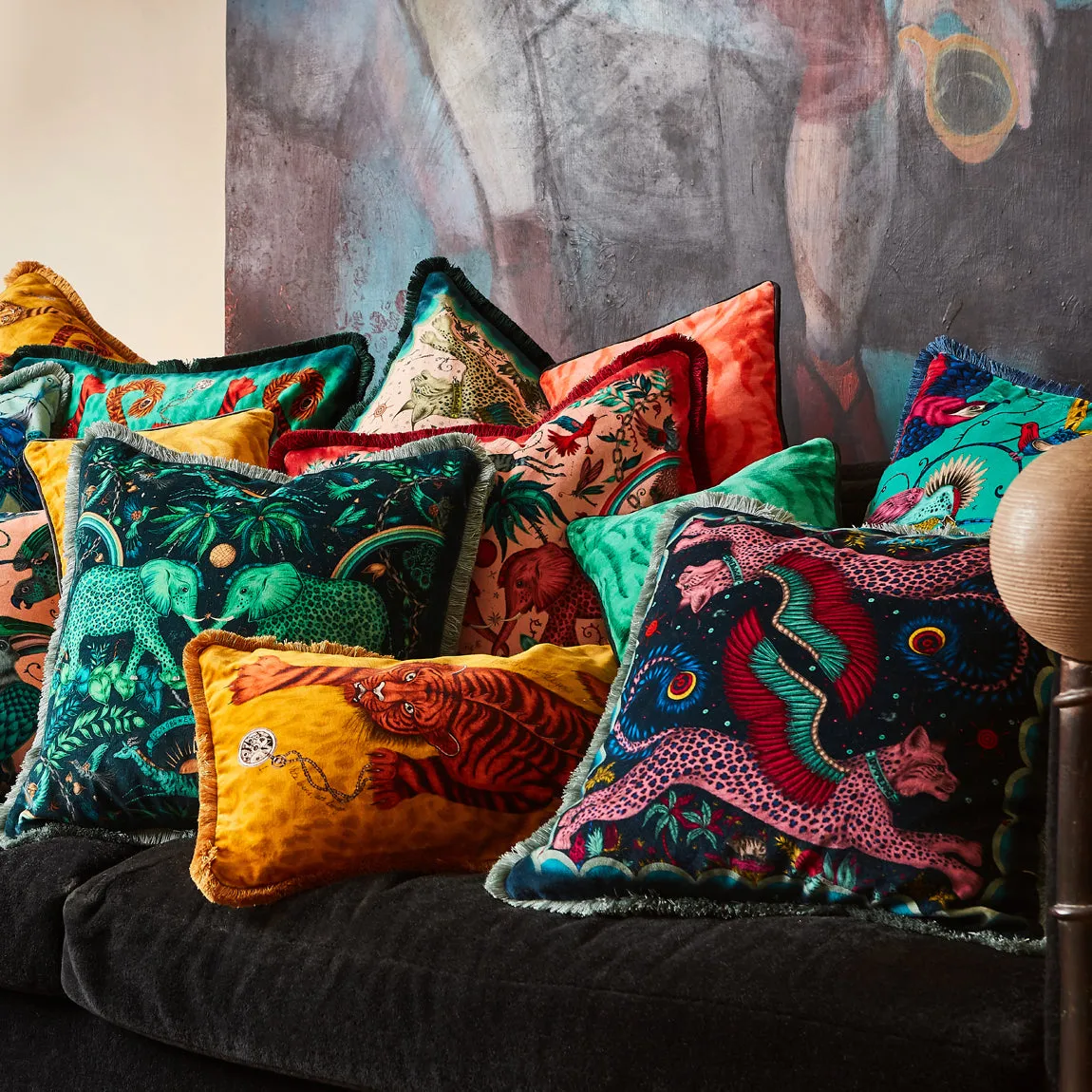 Lynx Luxury Velvet Cushion