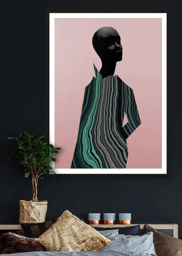 Marble Figure Print