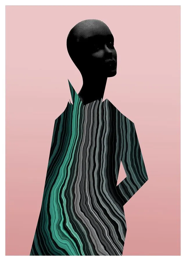 Marble Figure Print