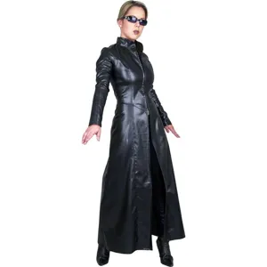 Matrix Trinity / Women's Cypher Enigma Coat / Street Fighter Costume