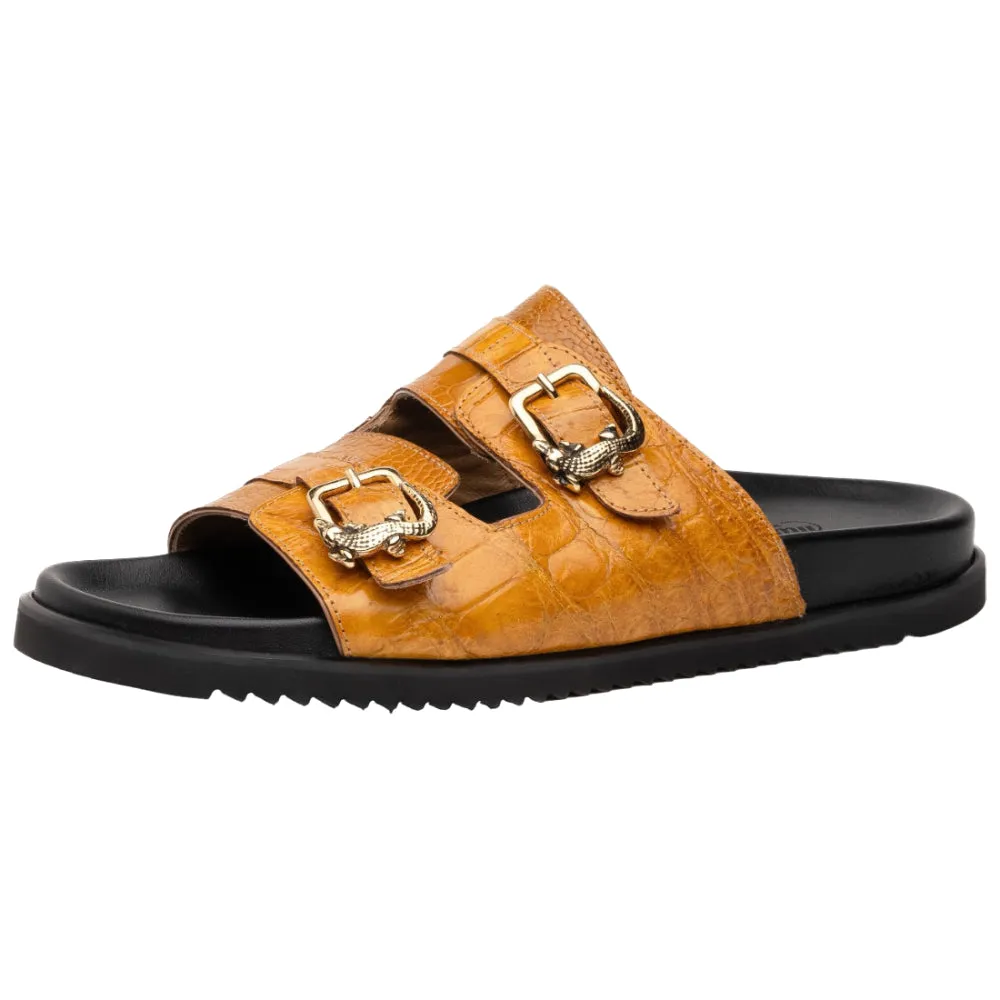 Mauri 5199 Alligator/ Ostrich Leg Toffee