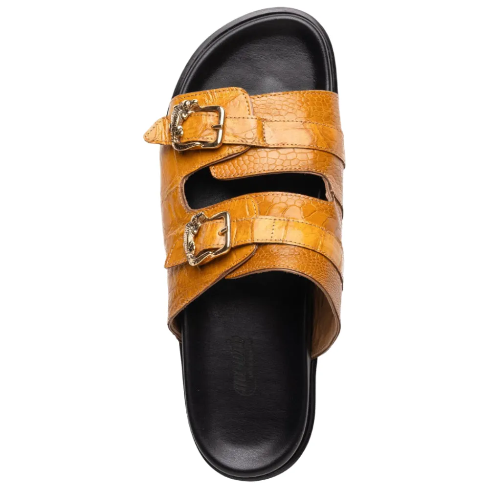 Mauri 5199 Alligator/ Ostrich Leg Toffee