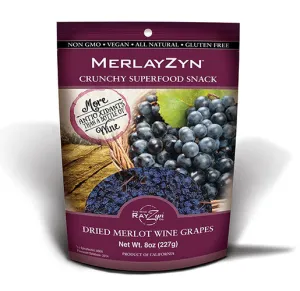 MerlayZyn Dried Merlot Grapes (8 oz)