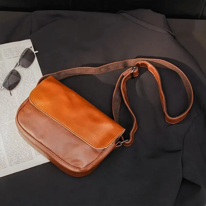 Milan Essential Leather Shoulder Bag - Cross & Crown