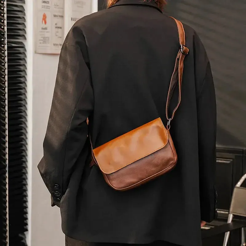 Milan Essential Leather Shoulder Bag - Cross & Crown