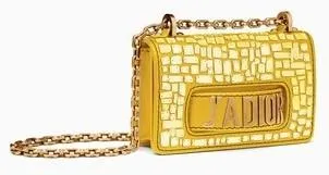 Mini J'adior Flap Bag - Black, Blue, Yellow, Red, Pink