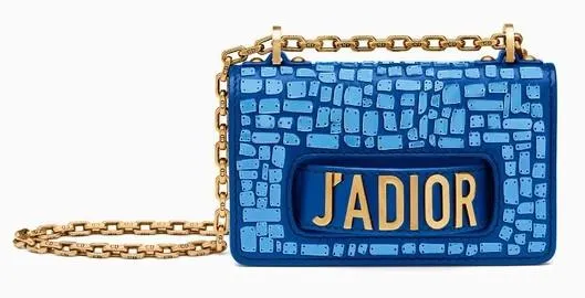 Mini J'adior Flap Bag - Black, Blue, Yellow, Red, Pink