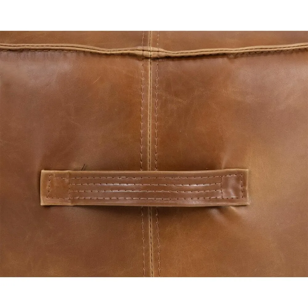 Mitchell Ottoman, Tobacco Tan