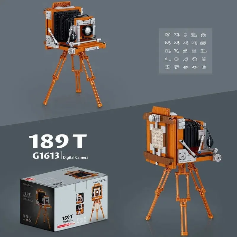 MOC Ideas Vintage Digital Camera MINI Bricks Toys