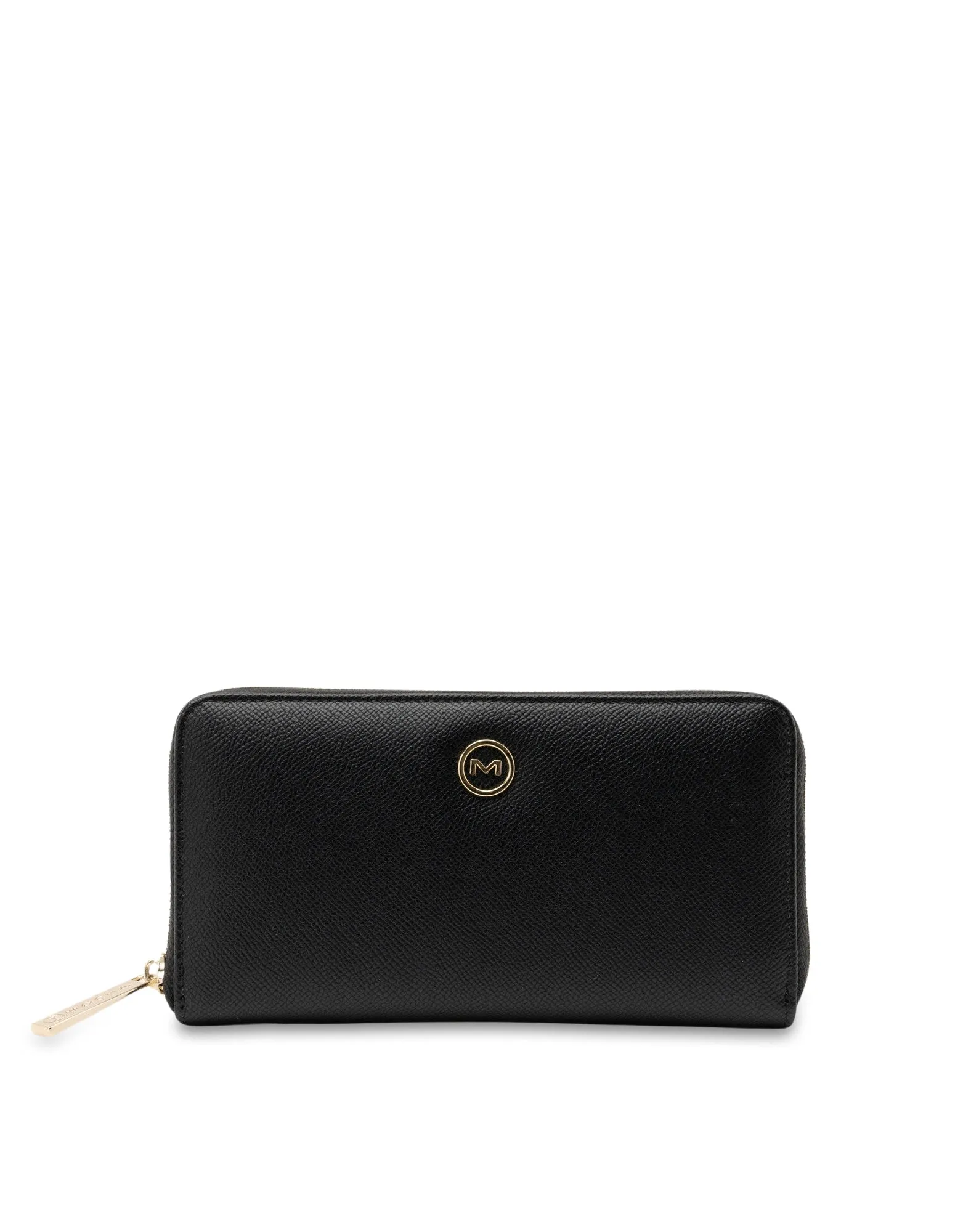Mocha Charlotte Long Wallet - Black