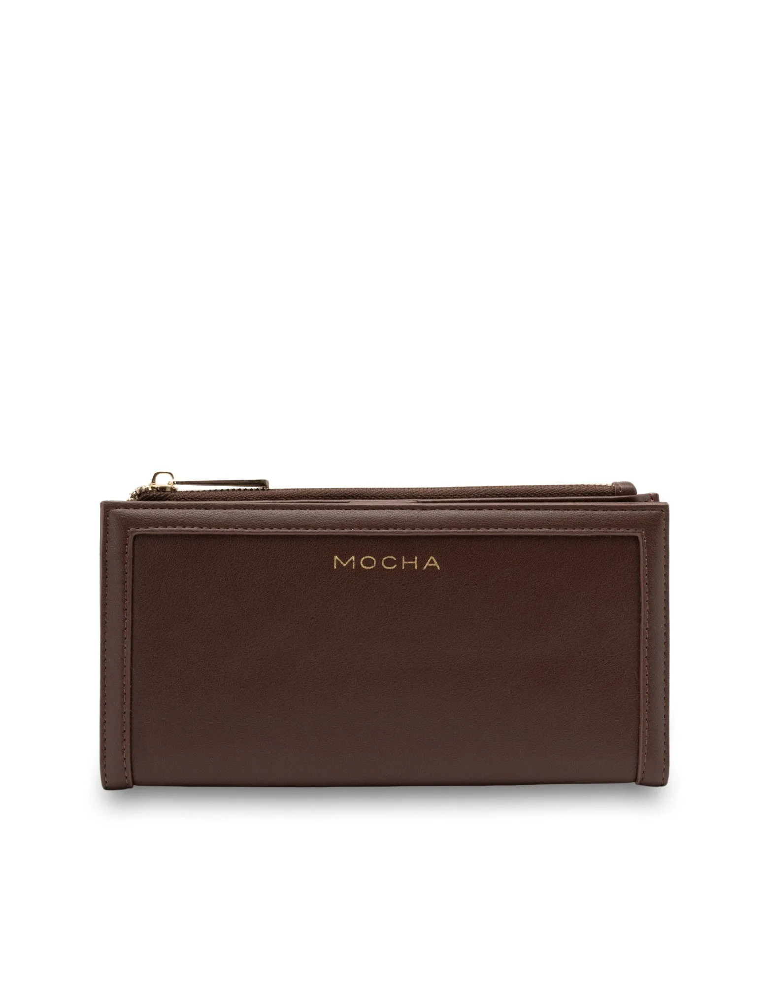 Mocha Stella Long Wallet- Dark Chocolate