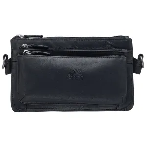 Multi Function Waist Bag, 9.5" x 2" x 5.5", Black