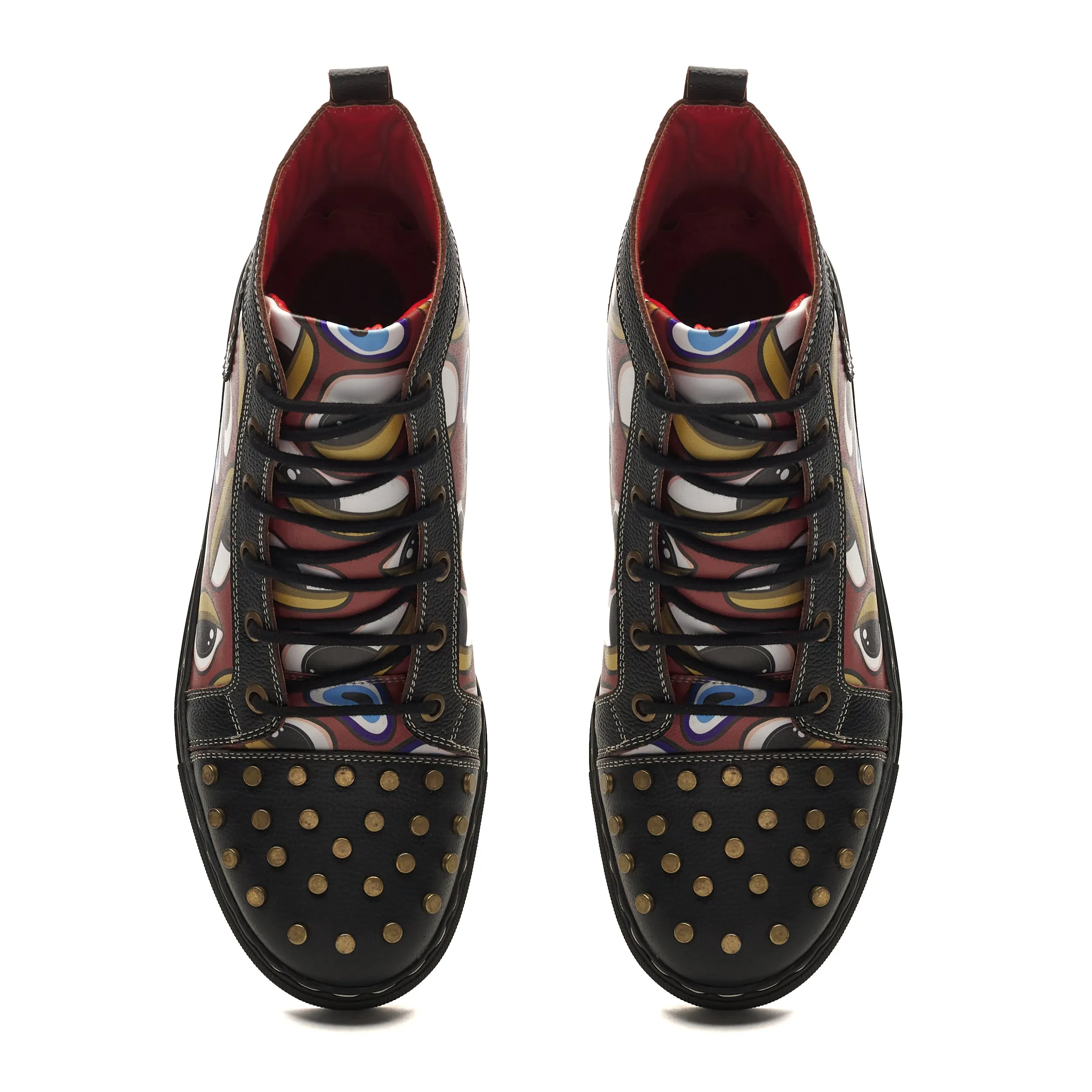 'Nazar' High-Tops Men – Crimson
