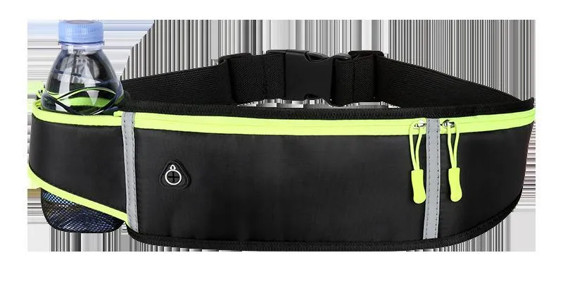 Neon Waist Bag with Water Bottle Pocket