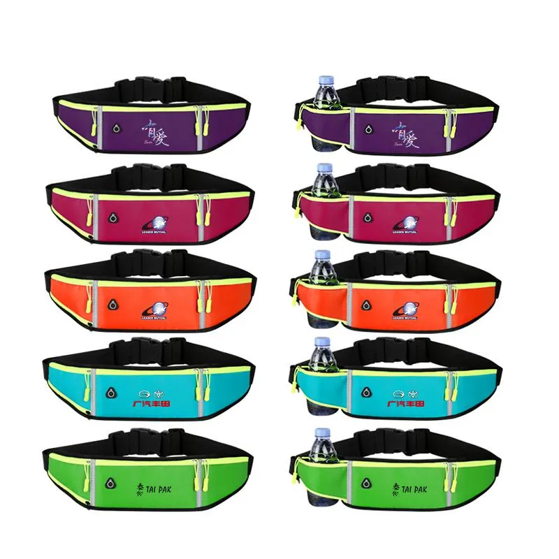 Neon Waist Bag with Water Bottle Pocket