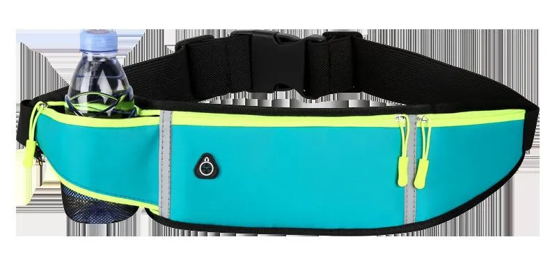 Neon Waist Bag with Water Bottle Pocket