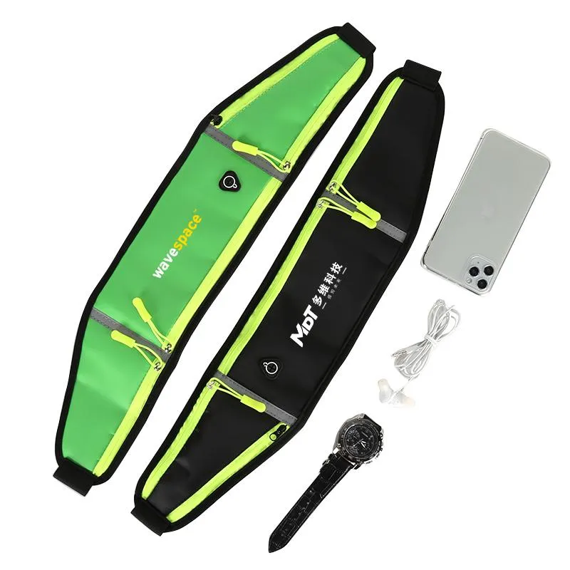 Neon Waist Bag with Water Bottle Pocket