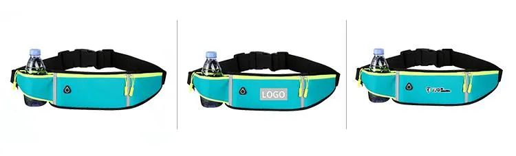 Neon Waist Bag with Water Bottle Pocket