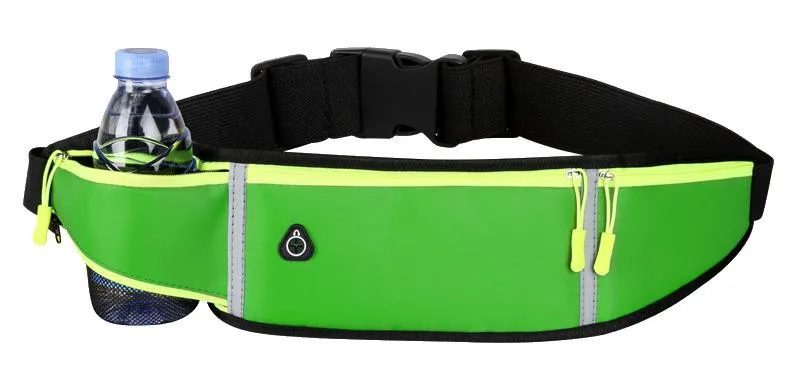 Neon Waist Bag with Water Bottle Pocket