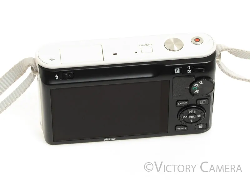Nikon 1 J1 White Mirrorless 10.1MP Digital Camera Body  [EXC ]