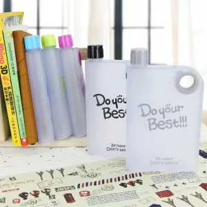 Notebook Flat Water Bottle