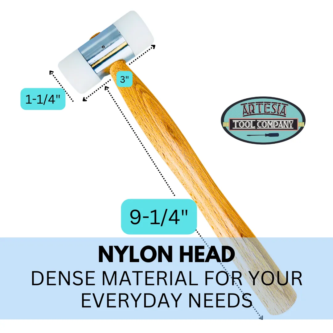 Nylon Dual Head Mallet - 1-1/4 Inch Striking Surface  - PH-10210
