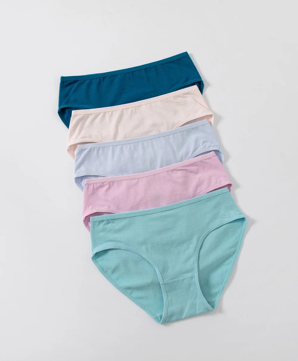 Ocean Magic Cotton 5-pack Midi Panties