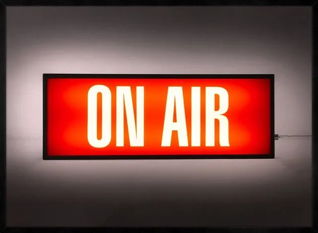 On Air Retro Lightbox Print