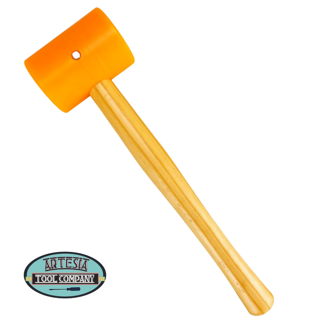Orange Nylon Head Hammer - 2 Inch Striking Surface  - PH-28054