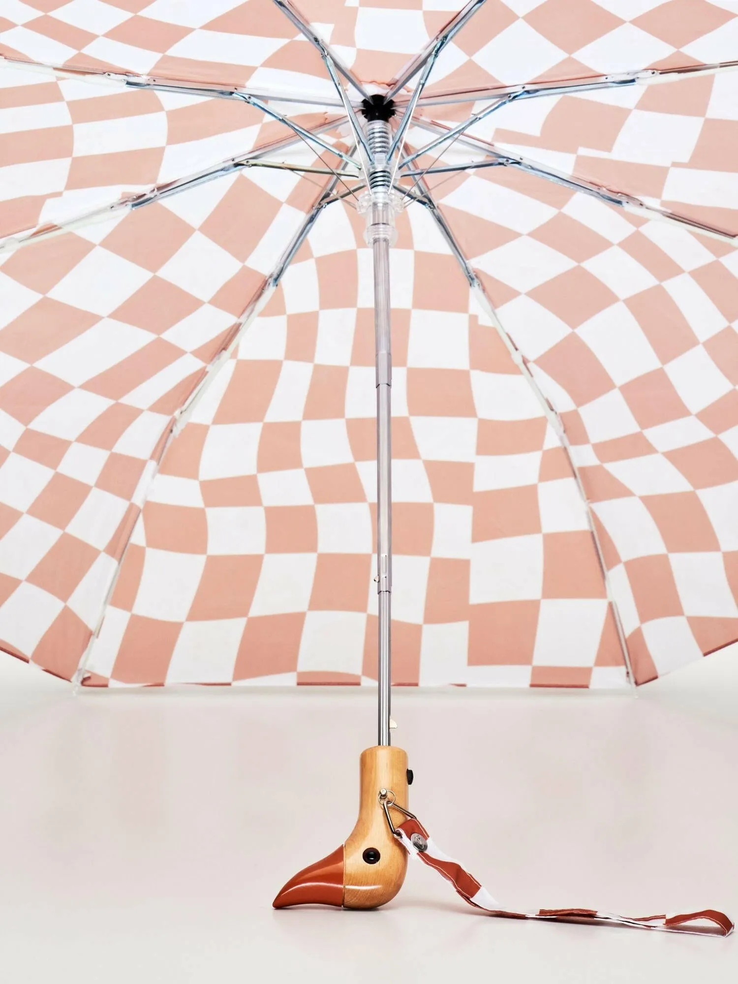 Peanut Butter Eco-Friendly Compact Duck Umbrella
