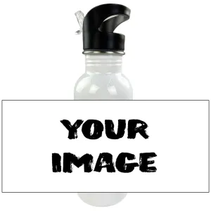 Personalized 20oz Stainless Steel Water Bottle with Straw - Your Image