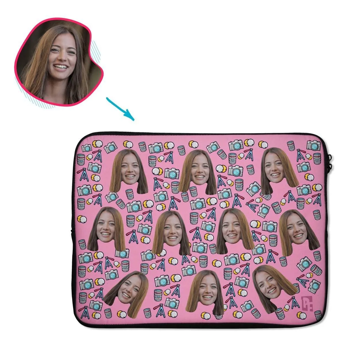 Photography Personalized Laptop Sleeve