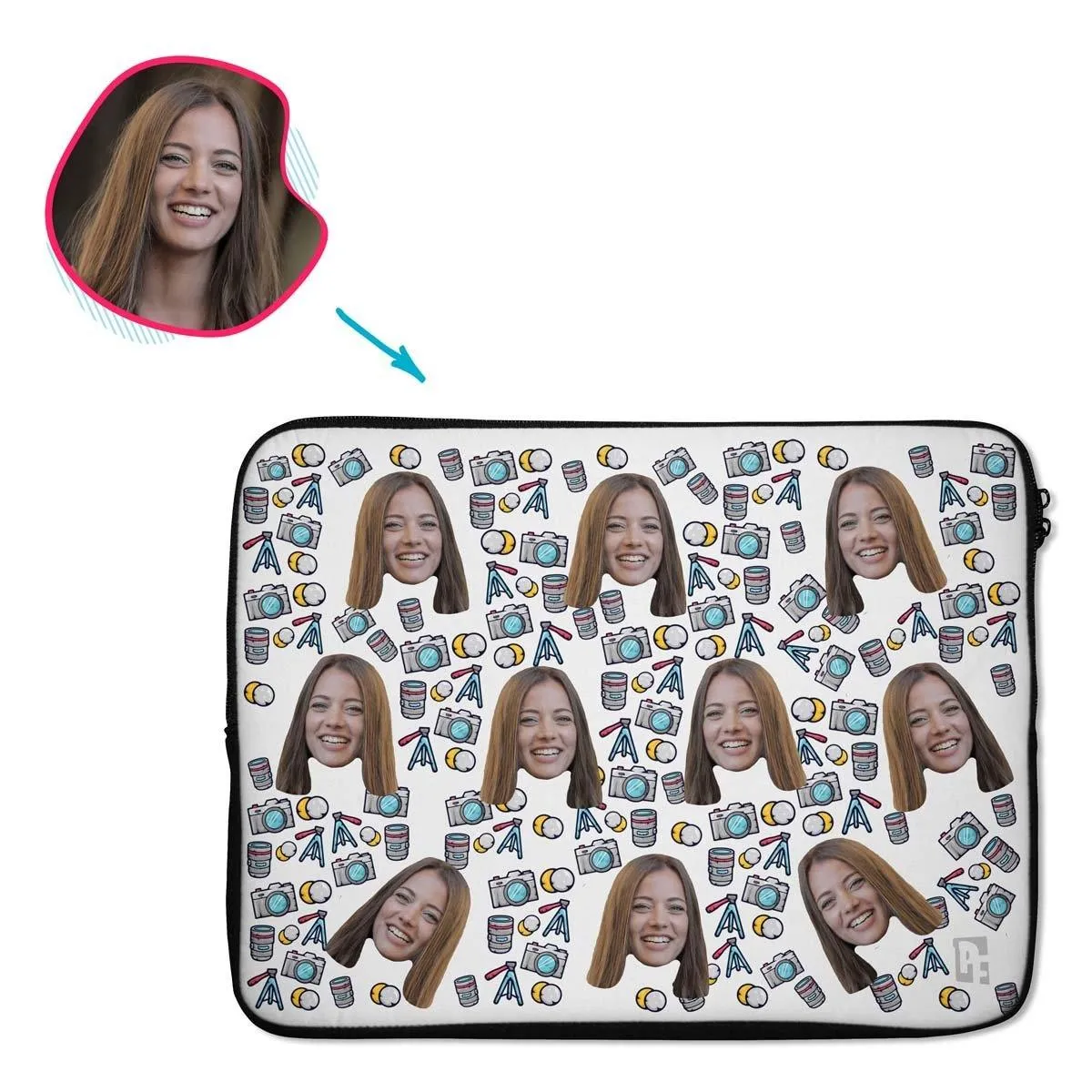 Photography Personalized Laptop Sleeve