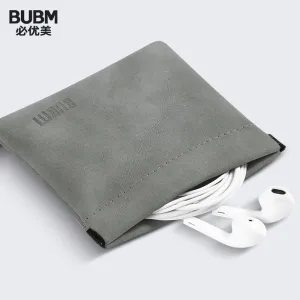 Portable Stainless Steel Shrapnel Earphone Storage Bag Headphone Accessories & Cable Storage Bag