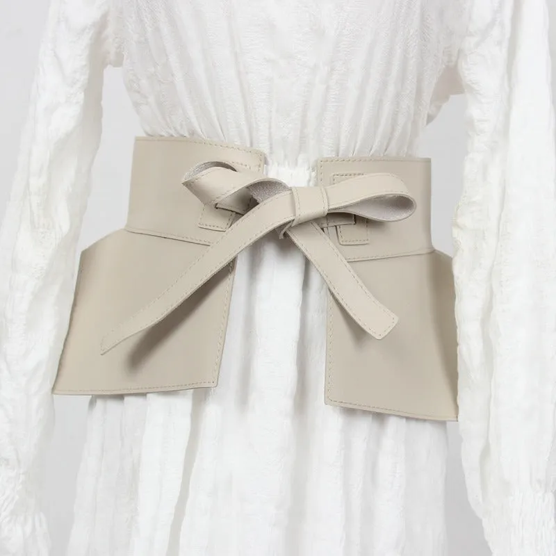 Pre Order:  Knotted Tie Waist Wide Belt