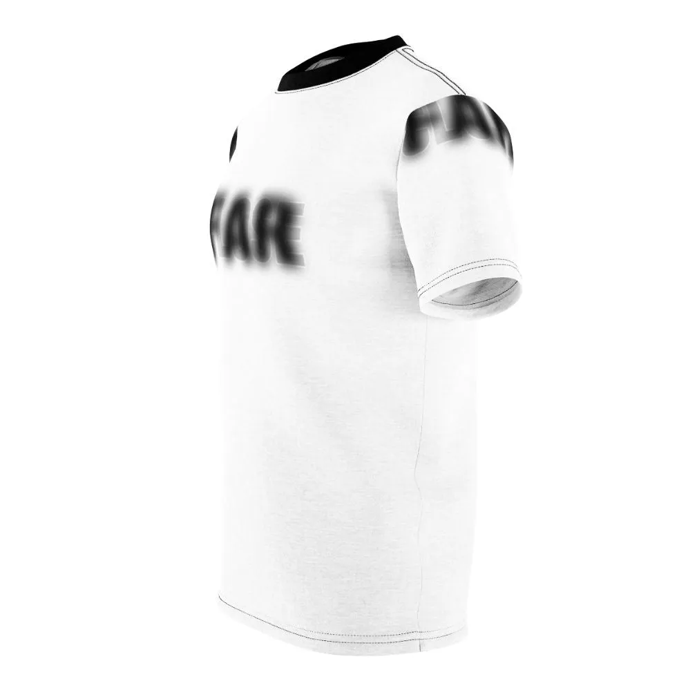 "Striking Optical Illusion T-Shirt: Close and Far Design"