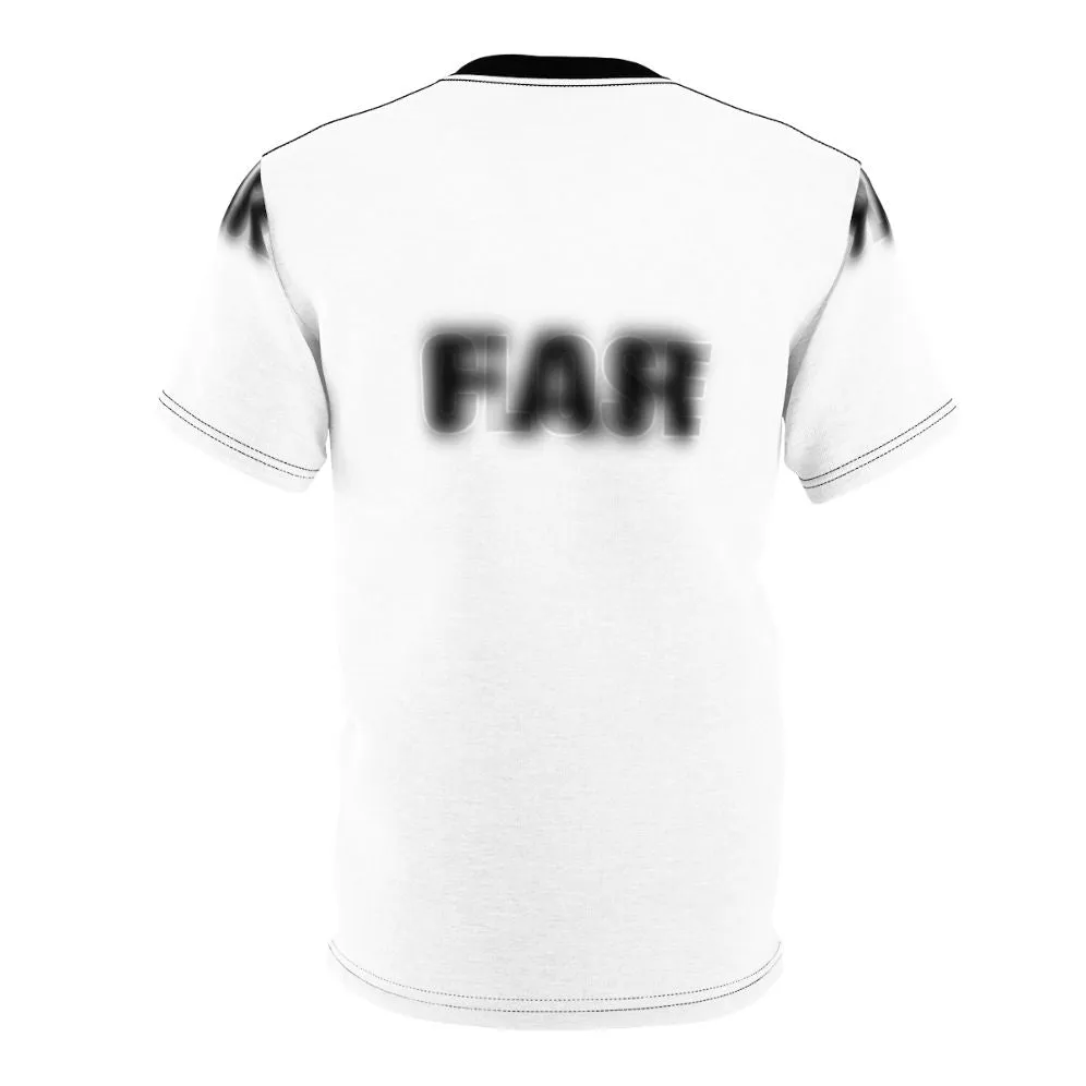 "Striking Optical Illusion T-Shirt: Close and Far Design"