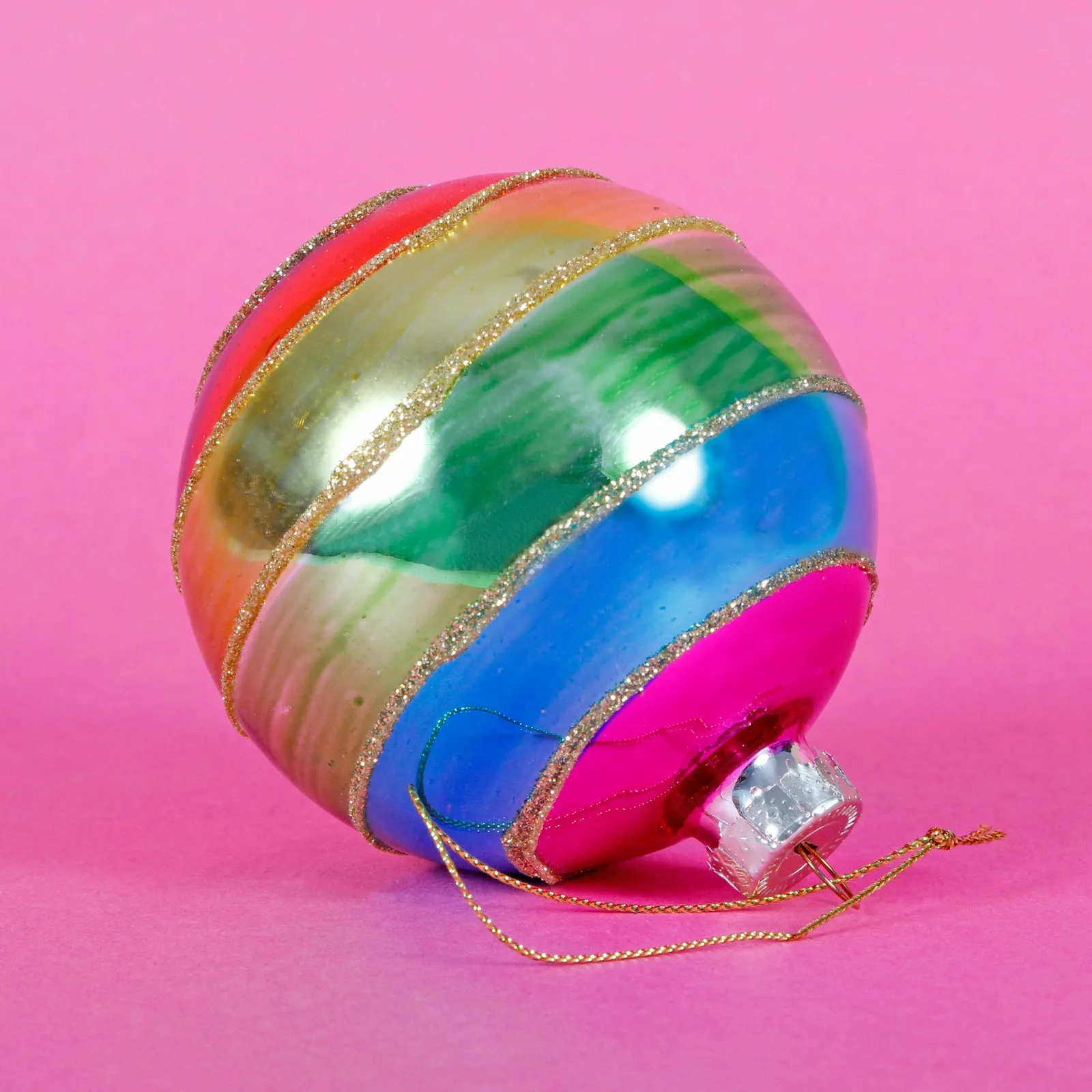 Rainbow Traditional Shaped Bauble