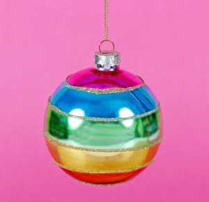 Rainbow Traditional Shaped Bauble