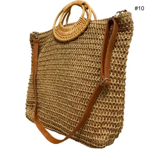 Rattan Bag Straw Boho Bag Handwoven Bali Tote Bag Shoulder Eco Friendly Bag