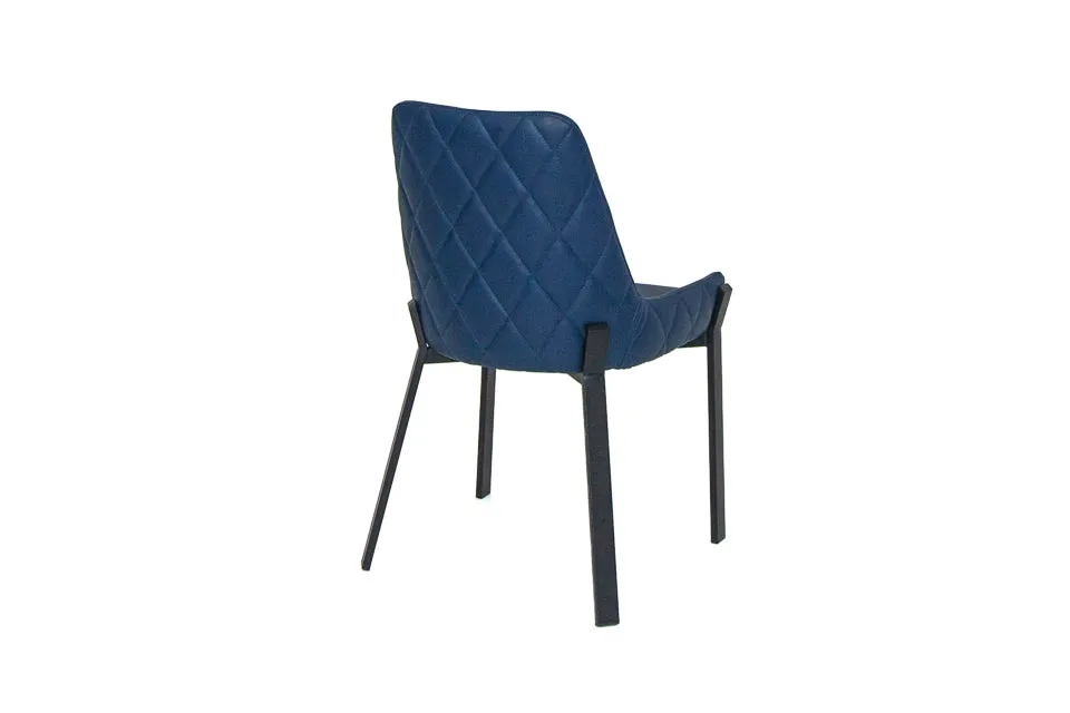 Regan - Blue Faux Leather Dining Chair