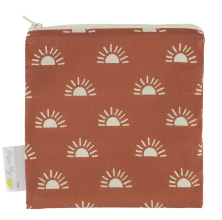 Reusable Snack and Everything Bag - Terracotta Sun