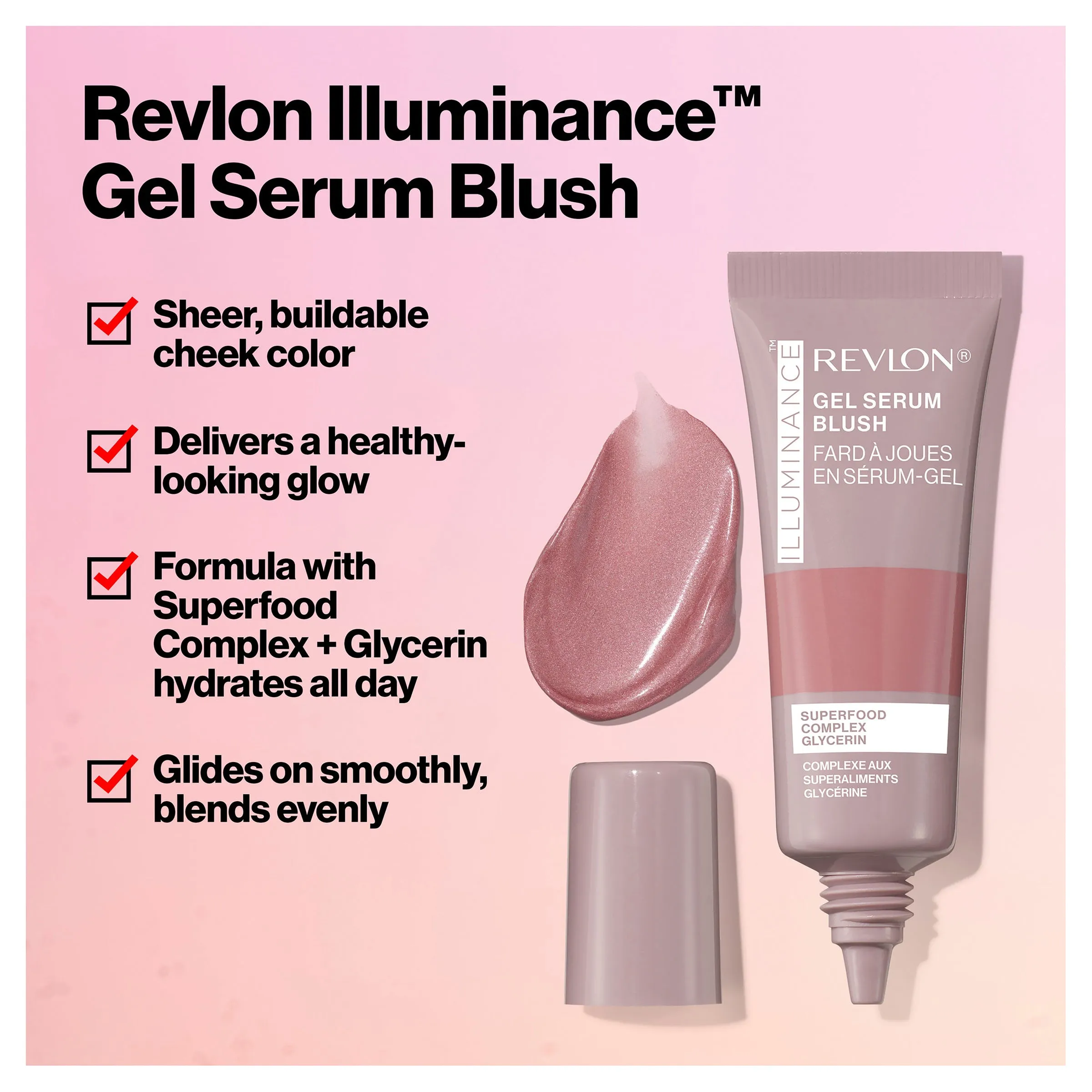 Revlon Illuminance Serum Blush Striking Rose