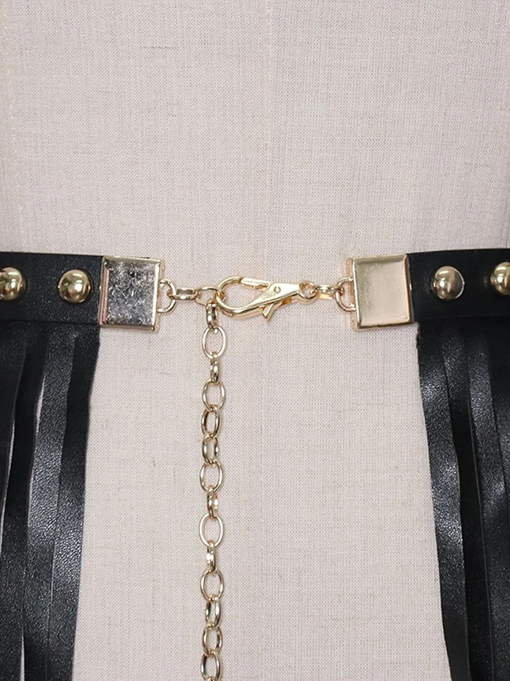 Rivet Tassel Vest