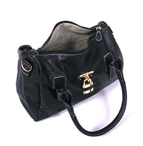 Roche Faux Leather Shoulder Bag